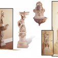 Renato Costa, classic stone fountains from Spain, buy a hanging decorative stone fountain, garden fountains, wall fountains